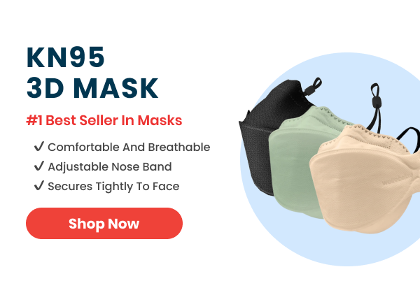 Shop KN95 3D Face Mask >>>