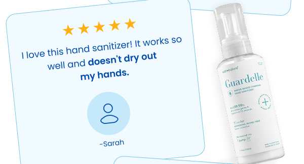 Guardelle Alcohol Free Hand Sanitizer – Water Based   >>>