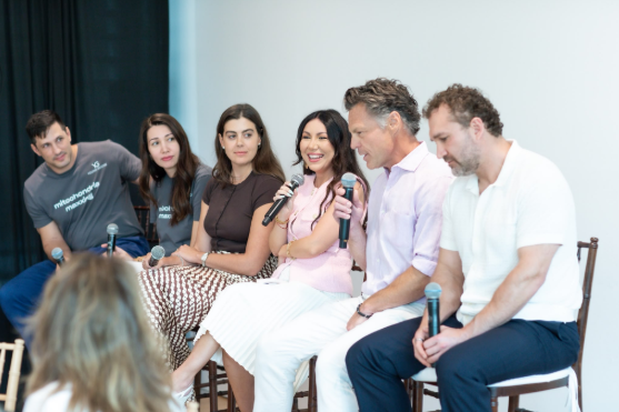 Sharing words of wisdom at the Countdown luncheon in the Hamptons (Countdown is a non profit supporting research on mitochondrial diseases, of which I am a board member)