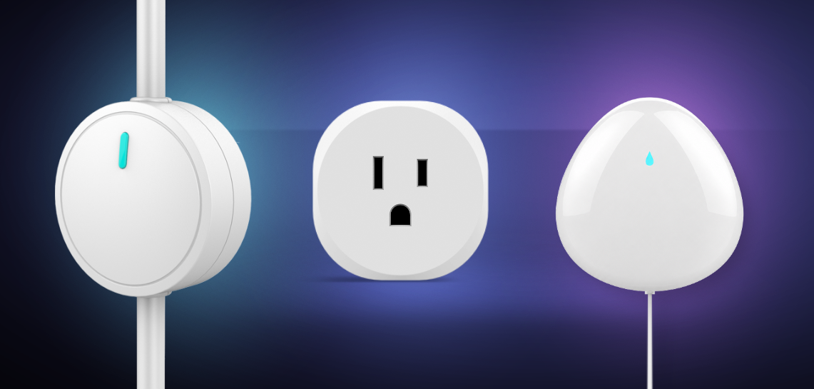 The new Z-Wave lineup: In-Line Smart Switch, Smart Plug, and Flood Sensor