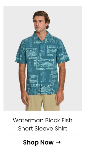 Waterman Block Fish Short Sleeve Shirt