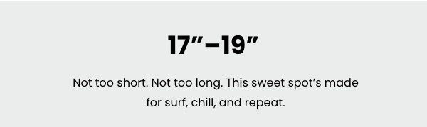 17" - 19"