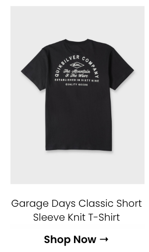 Garage Days Classic Short Sleeve Knit T-Shirt