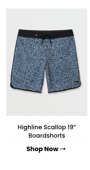 Highline Scallop 19" Boardshorts
