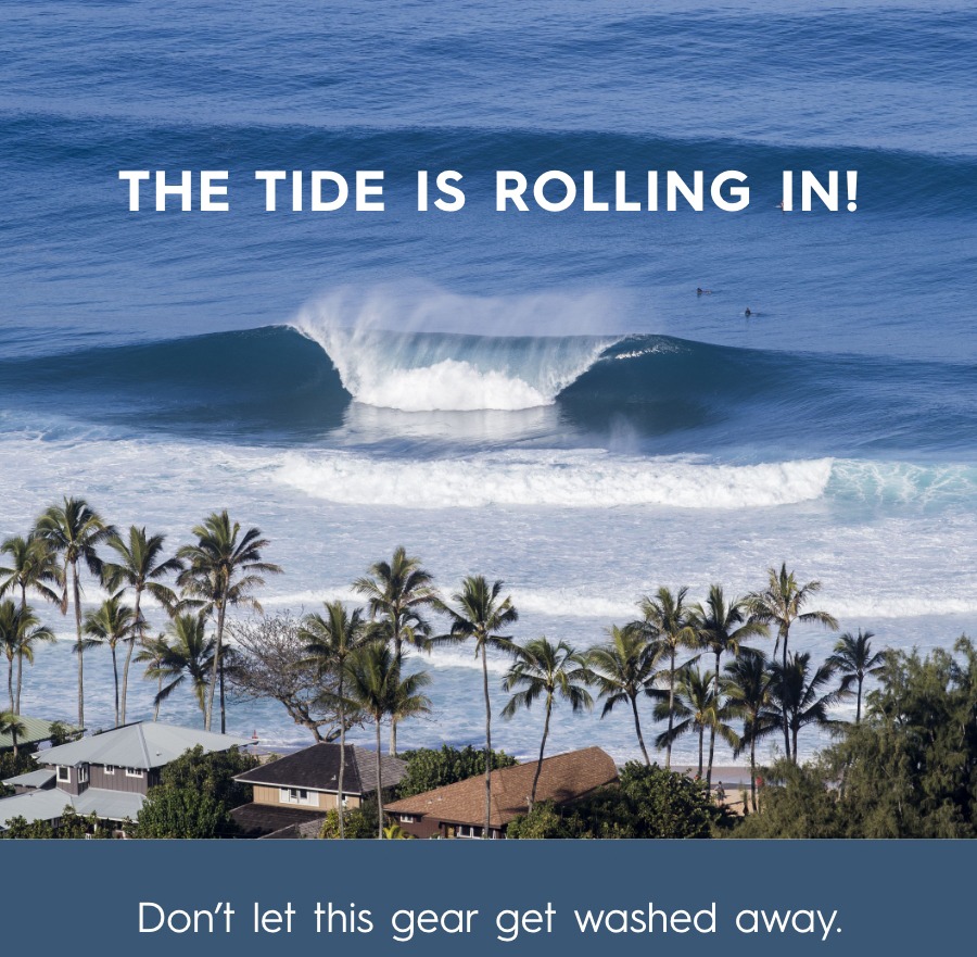 The Tide Is Rolling In!