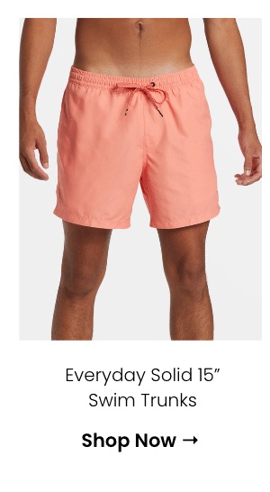Everyday Solid 15" Swim Trunks