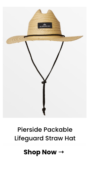Pierside Packable Lifeguard Straw Hat