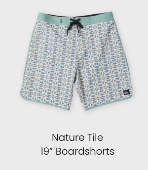 Nature Tile 19" Boardshorts