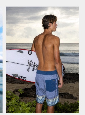 Surfsilk Hi Tribal Scallop 19" Boardshorts