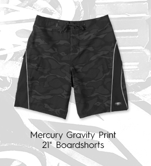 Mercury Gravity Print 21" Boardshorts