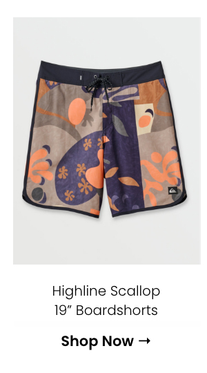 Highline Scallop 19" Boardshorts