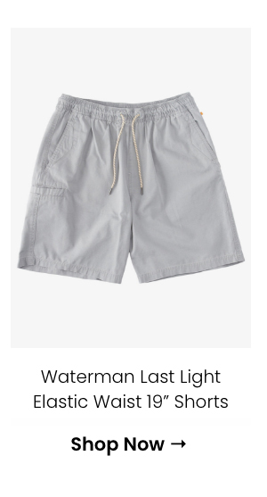 Waterman Last Light Elastic Waist 19" Shorts