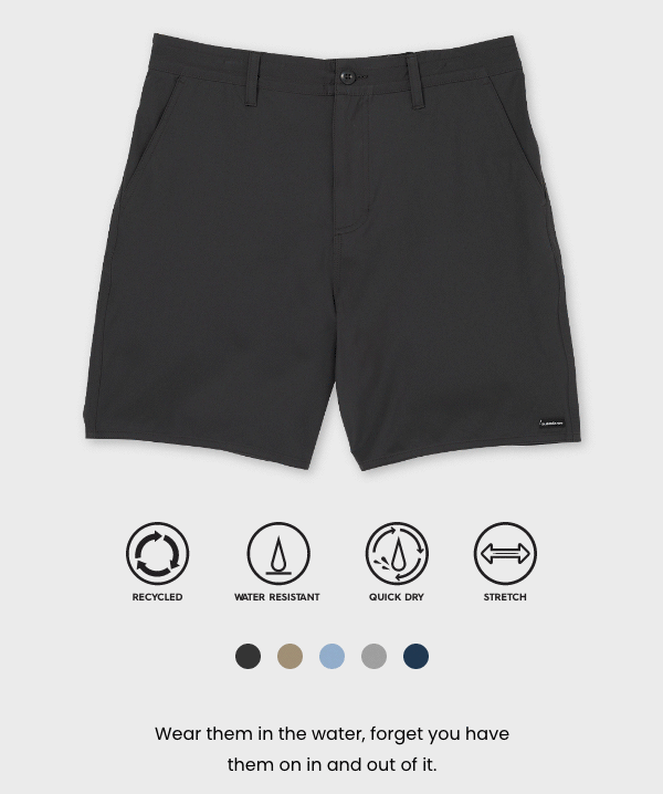 Waterman Strands 19" Amphibian Hybrid Shorts
