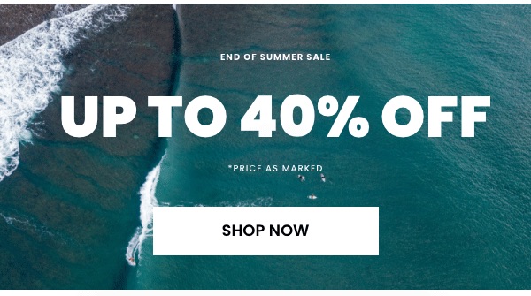 Up To 40% Off