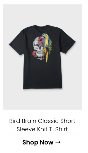 Bird Brain Classic Short Sleeve Knit T-Shirt