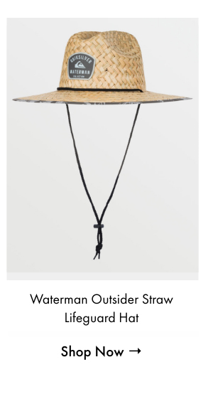 Waterman Outsider Straw Lifeguard Hat