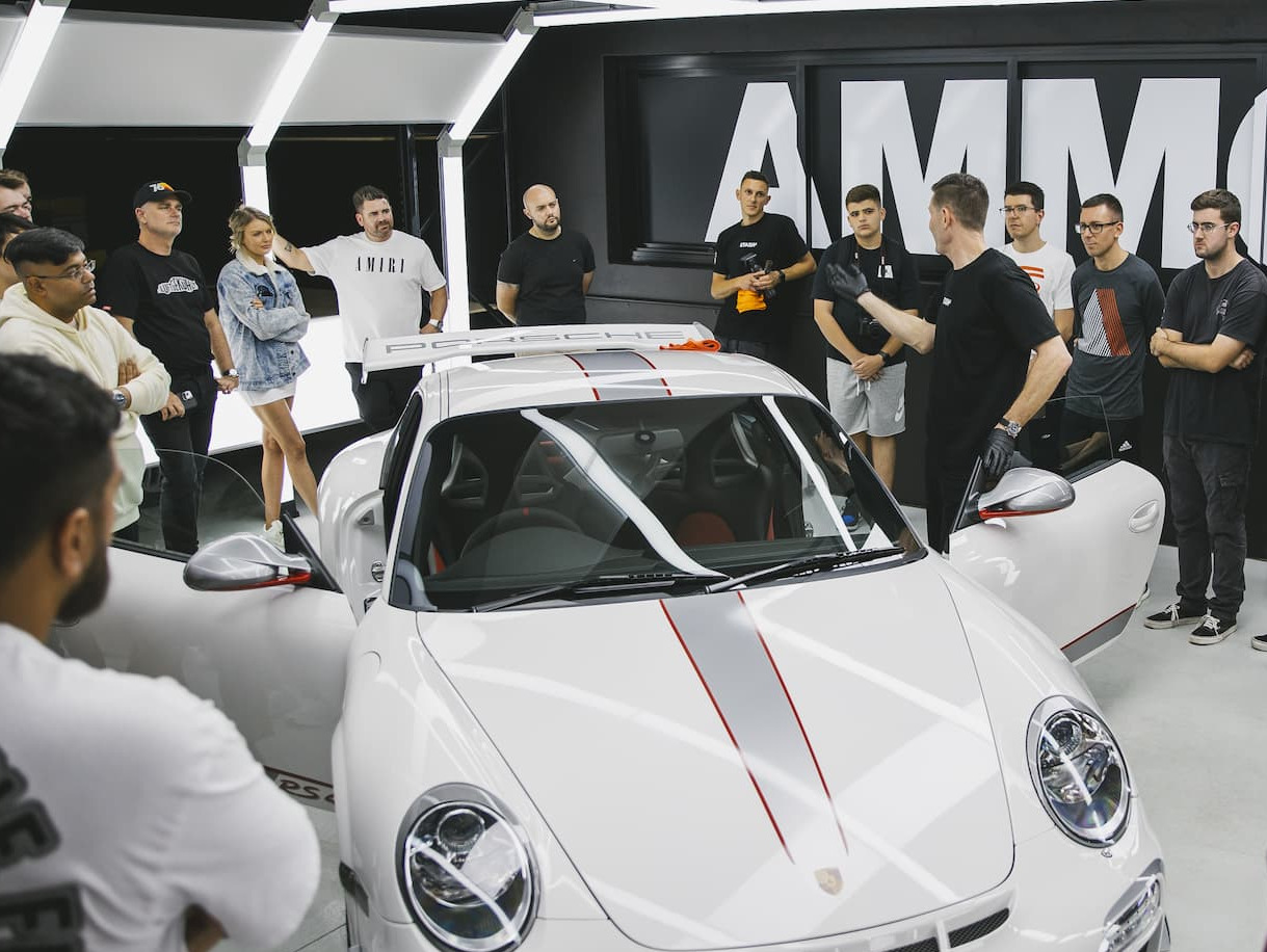Larry from AMMONYC teaching Detailing