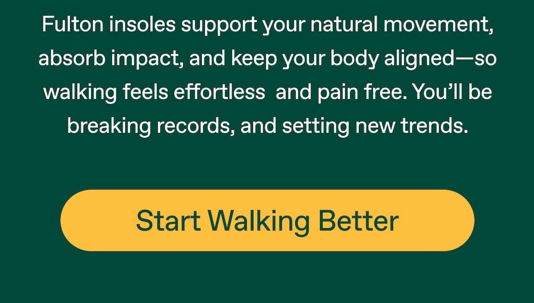 walk further, less pain
