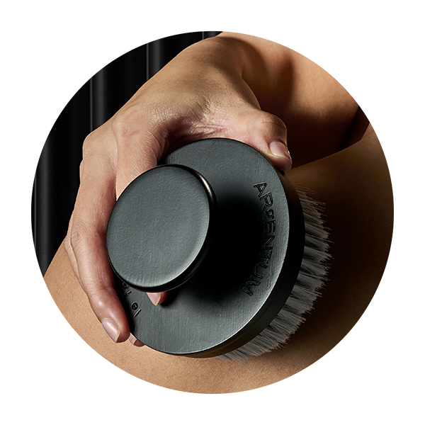 ARgENTUM's le feu d'argent body brush