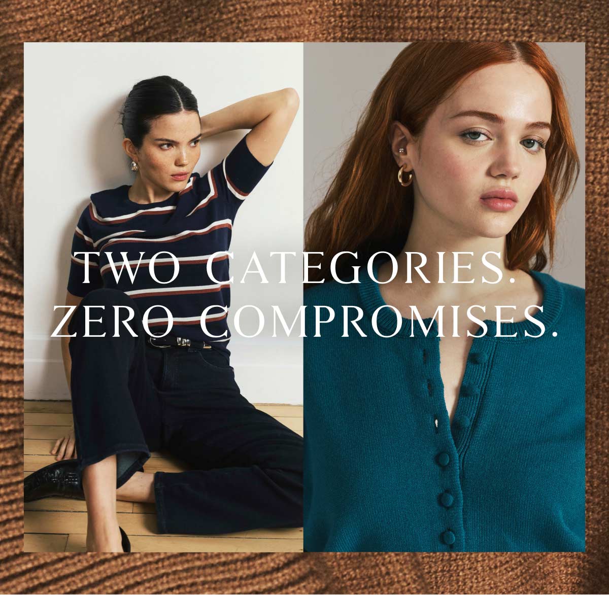 new sweaters and denim