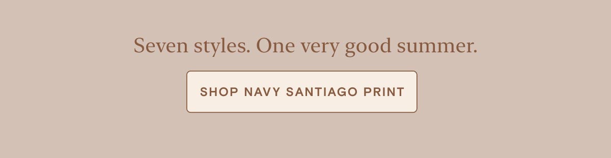 Shop Navy Santiago Print