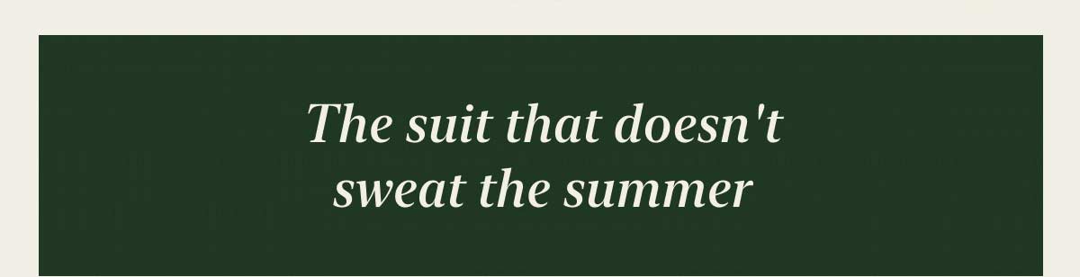 Linen Suiting