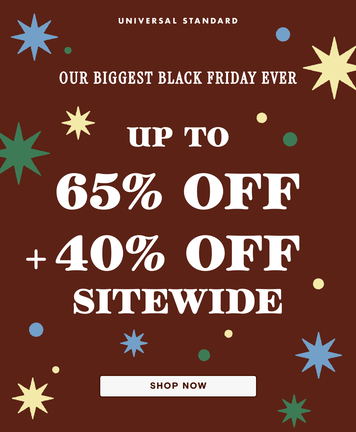 Shop 40-65% off SITEWIDE