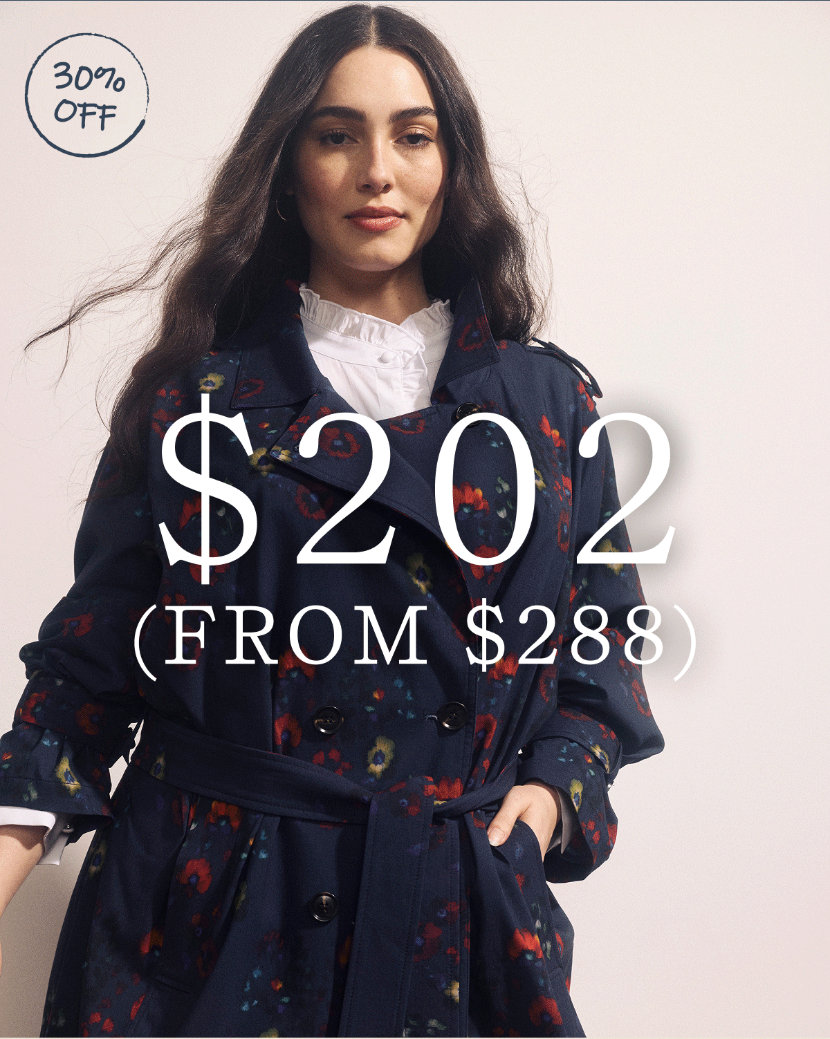 30% OFF Trenches