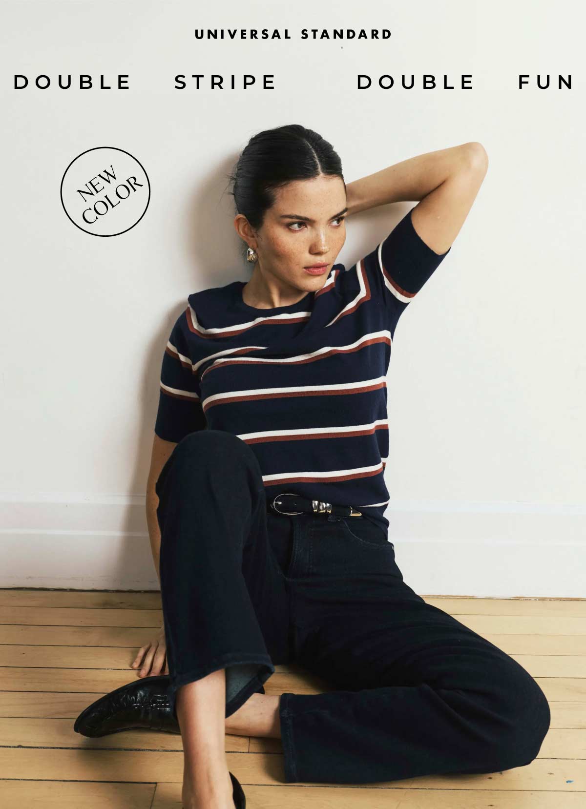 double stripe sweater