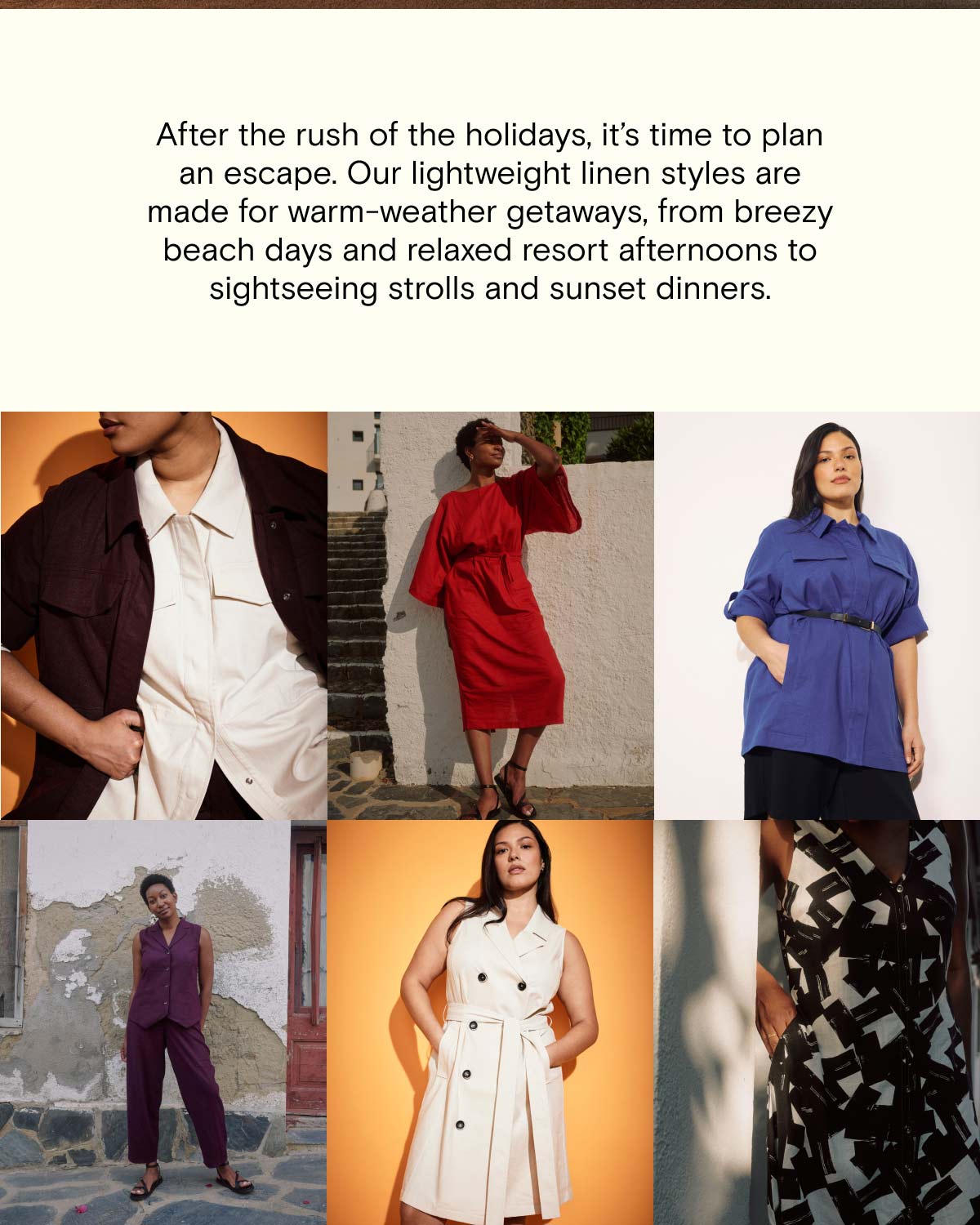 Models in Linen