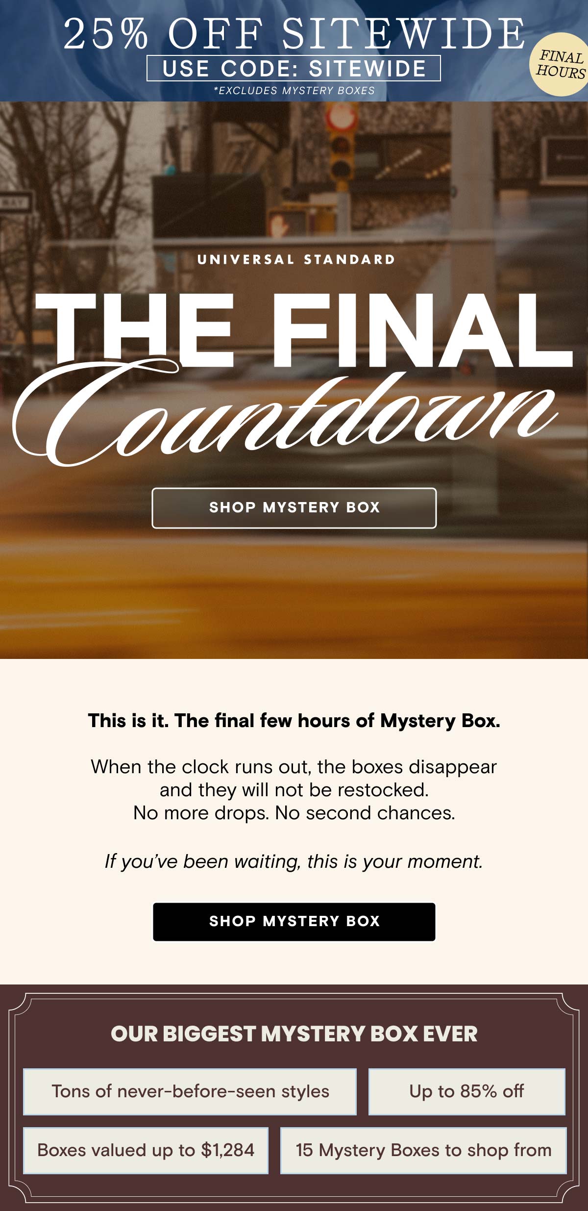 Final Hours for Mystery Box - Shop Now