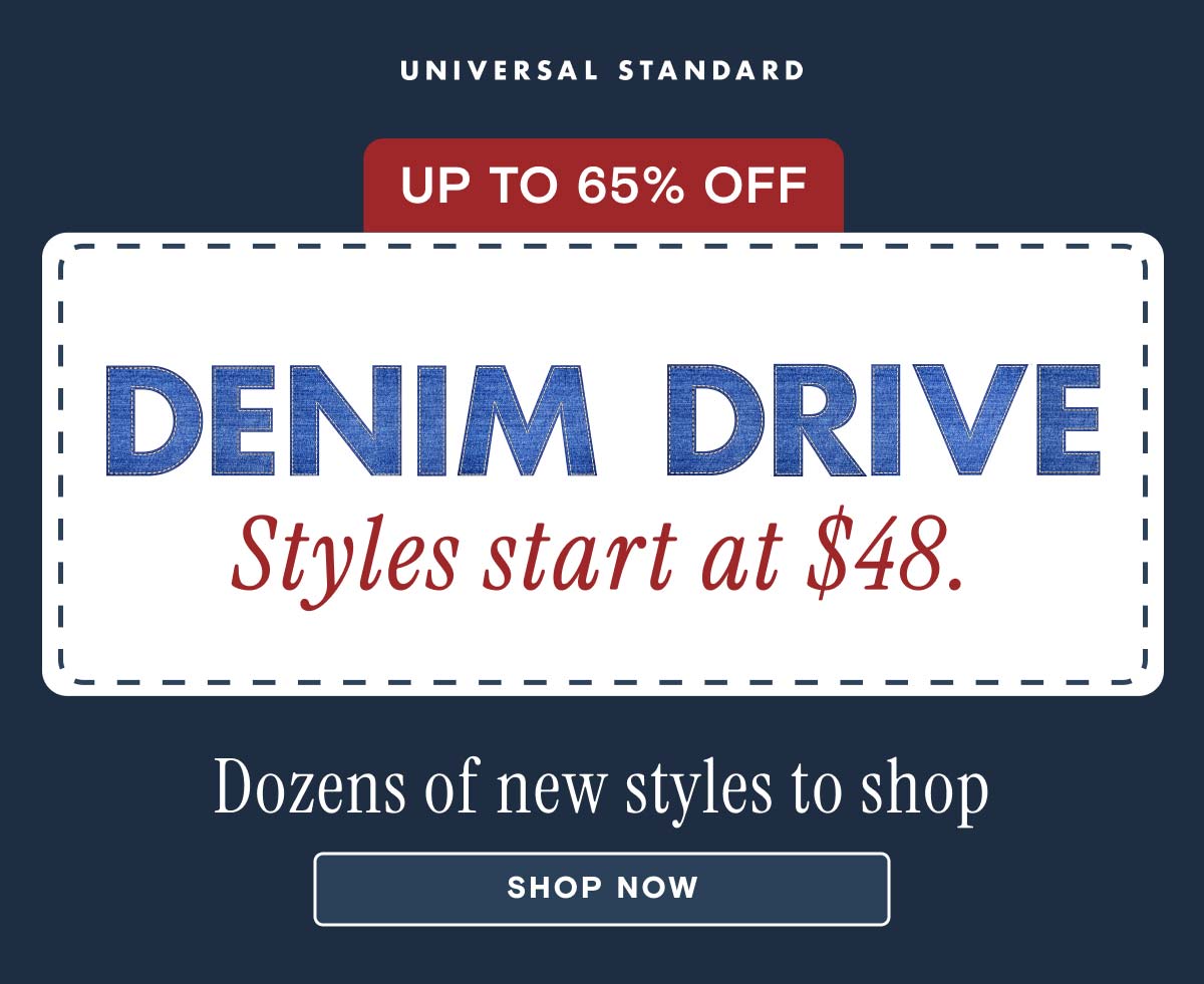 Denim Drive Starts NOW!