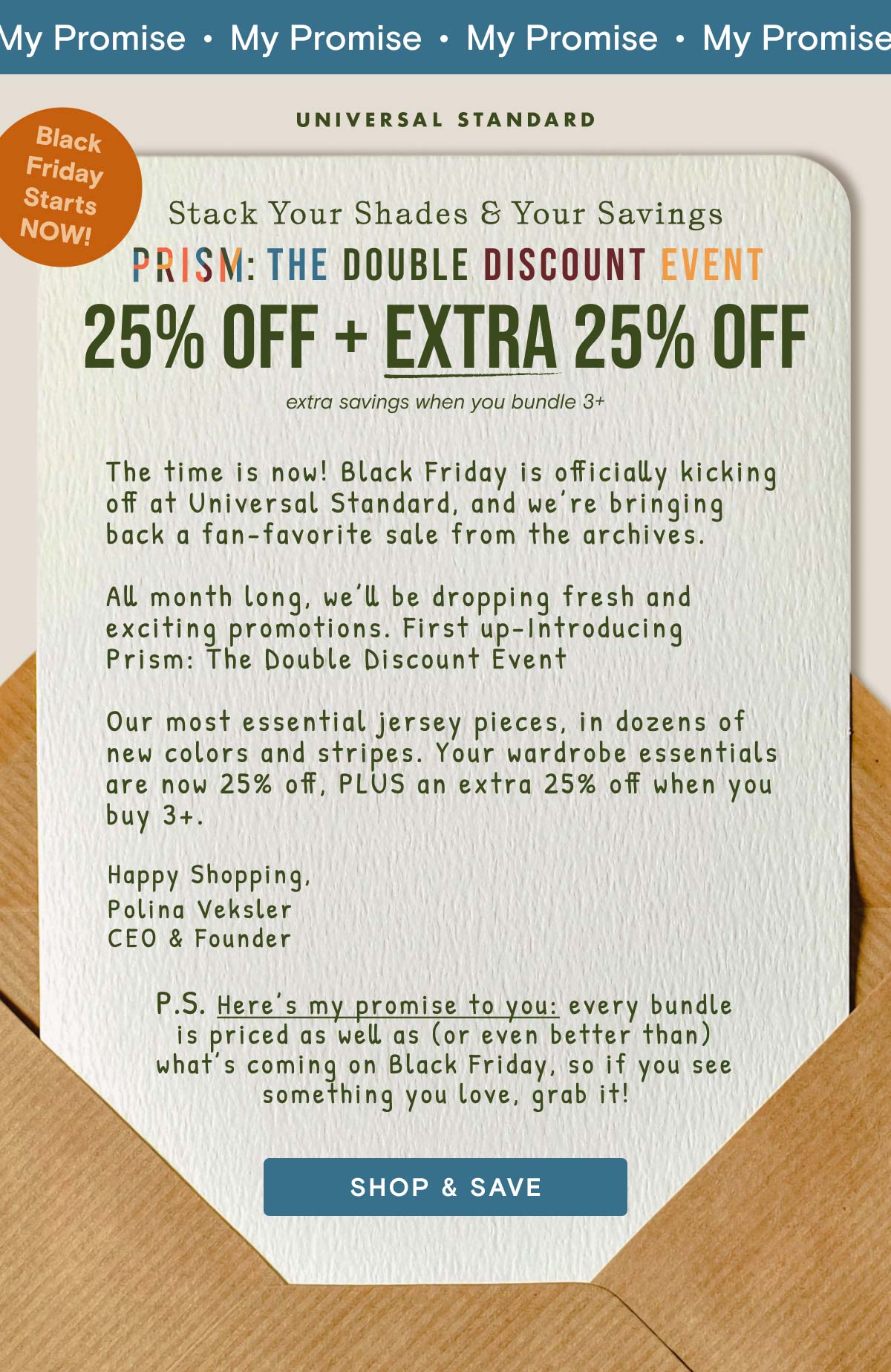 My Black Friday Promise