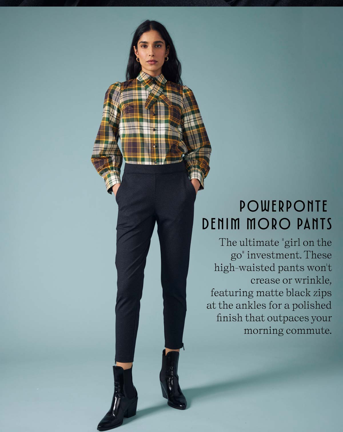 PowerPonte Denim Moro Pants