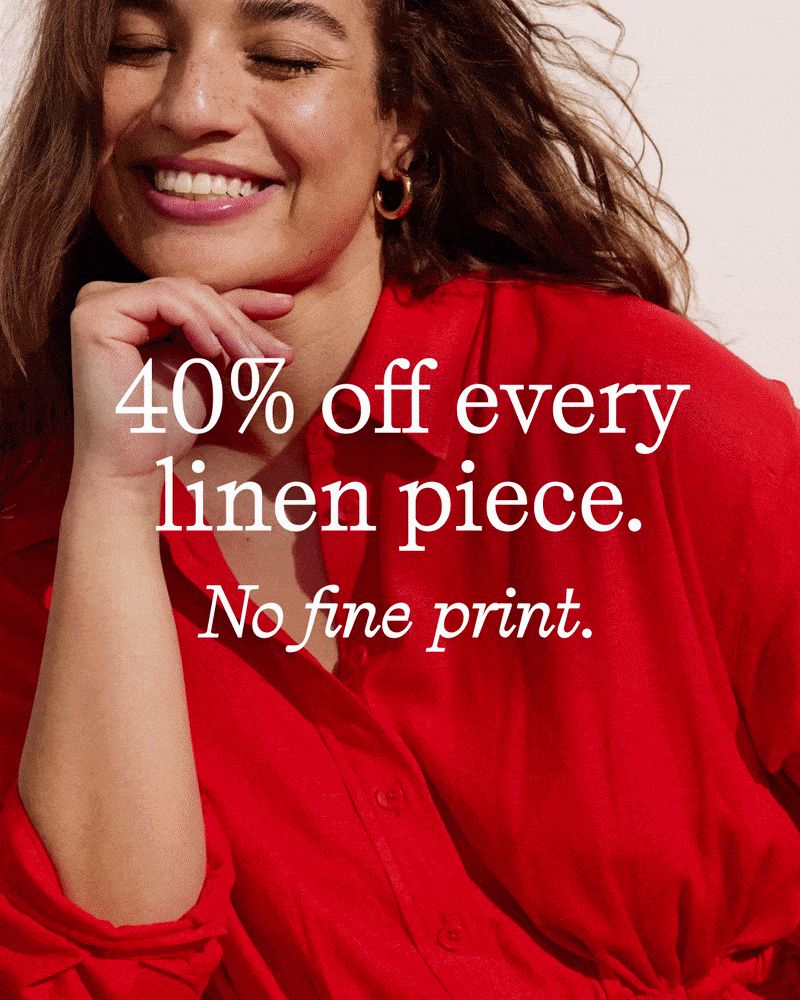 40% Off Linen Sale
