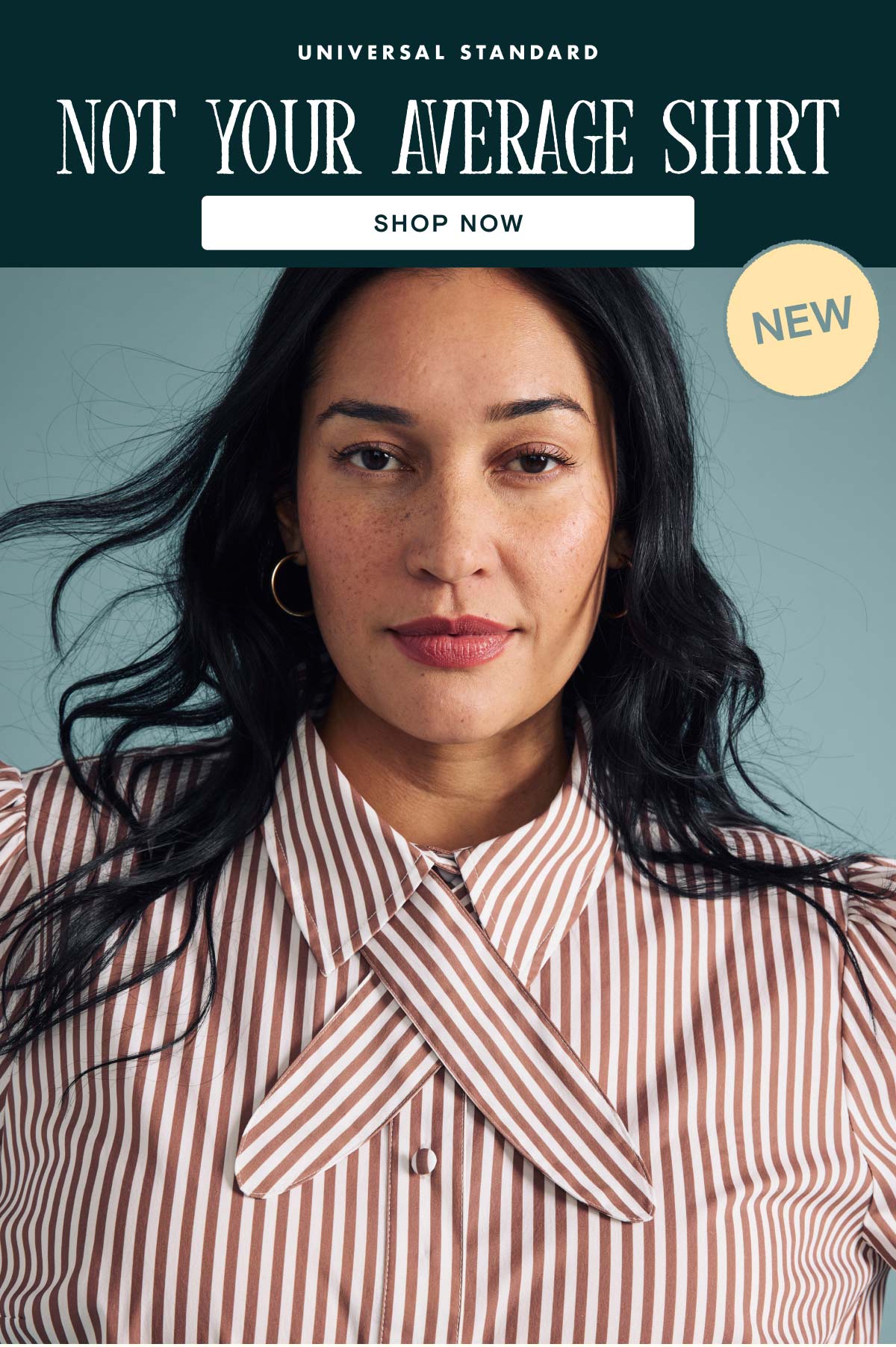 Meet the Janet Tie Neck Cotton Poplin Shirt