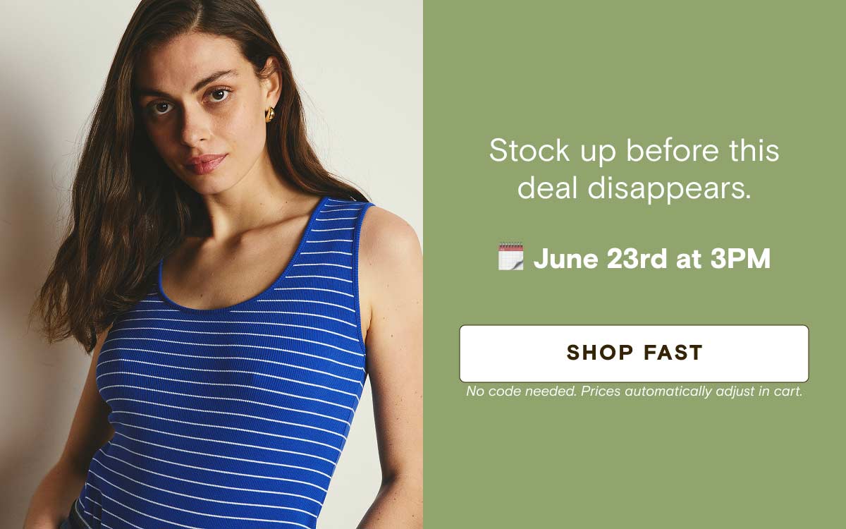 Deal ends tomorrow