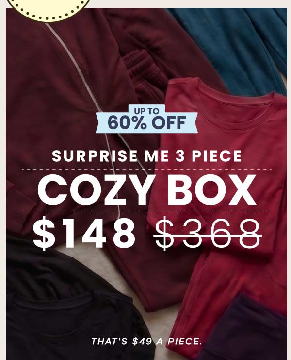 3 Piece Cozy Box