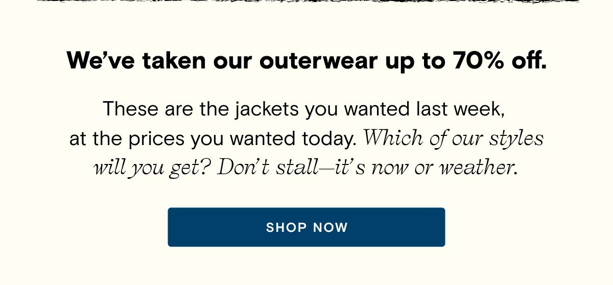 Outerwear Sale