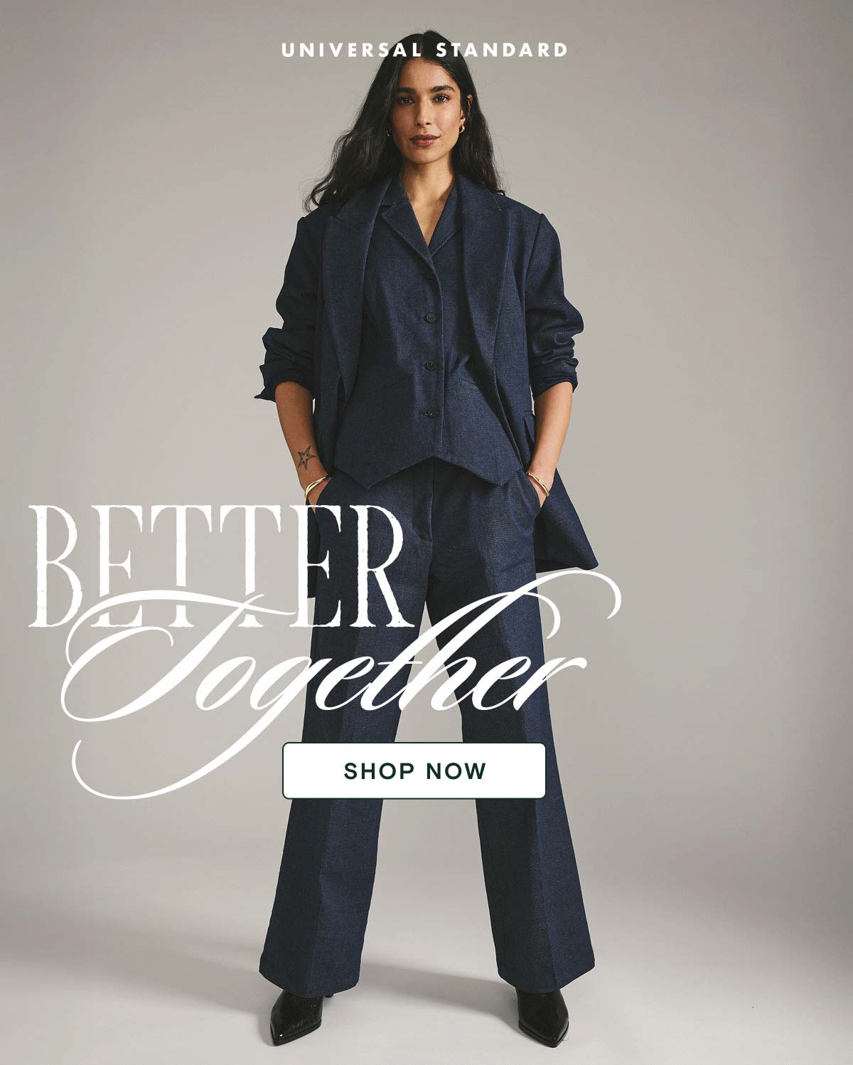 New Indigo Suit