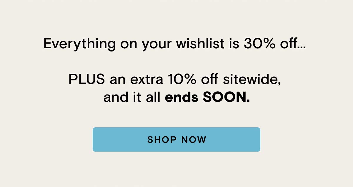 30% OFF Sitewide