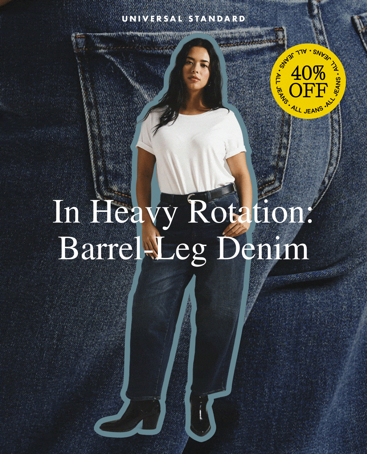 Barrel-Leg Denim
