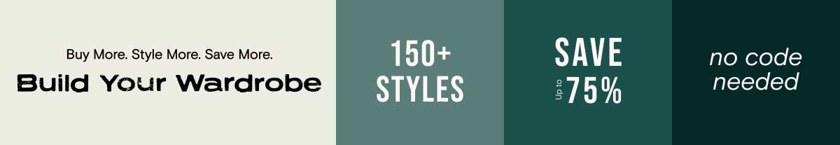Build your wardrobe