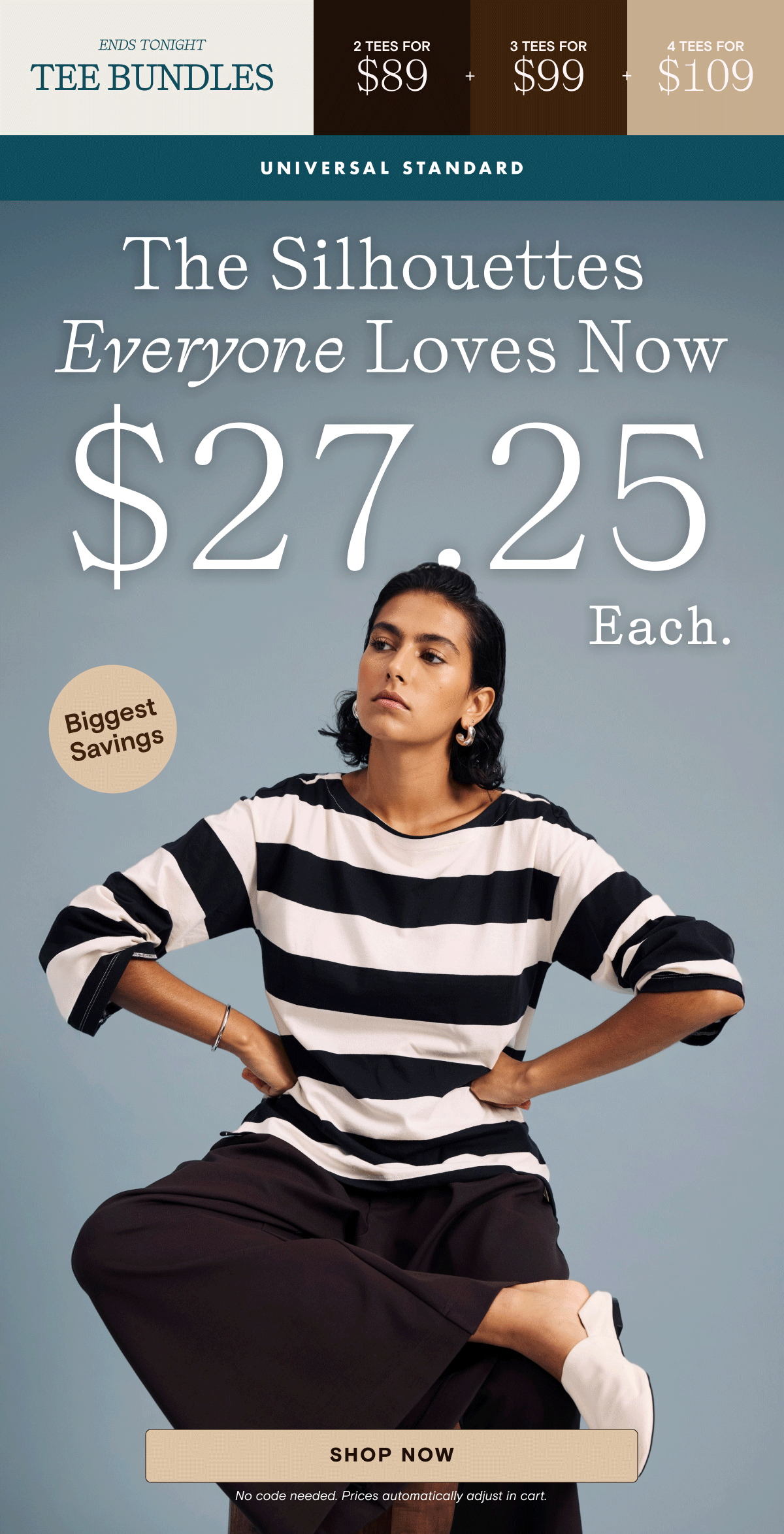 $27.75 Tees when you buy 4