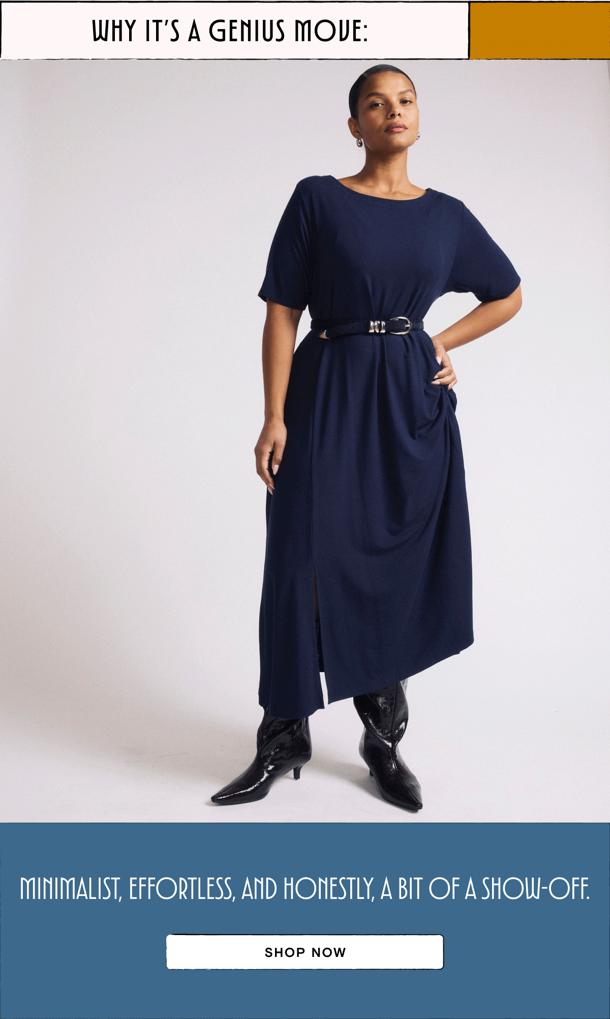 Shop Serena Boatneck Dress