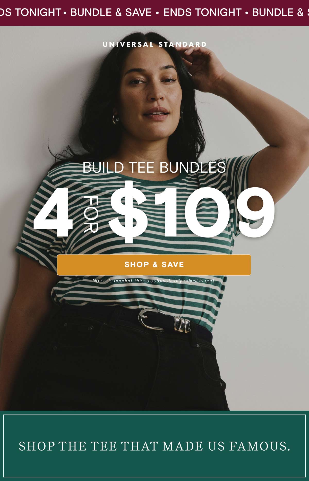 Tee Bundles - 4 for $109