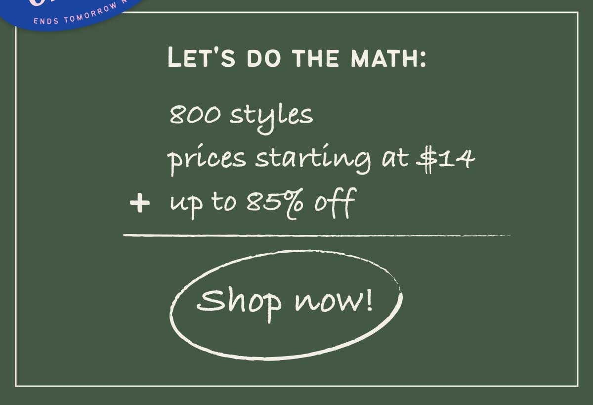 Up to 85% OFF