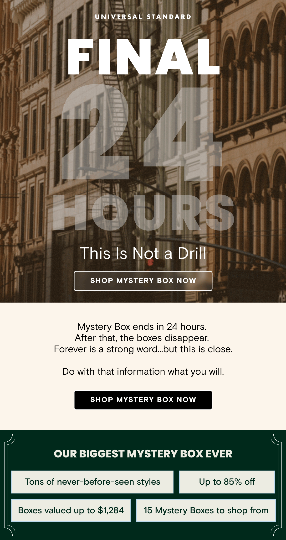 24 Hours Left for Mystery Box