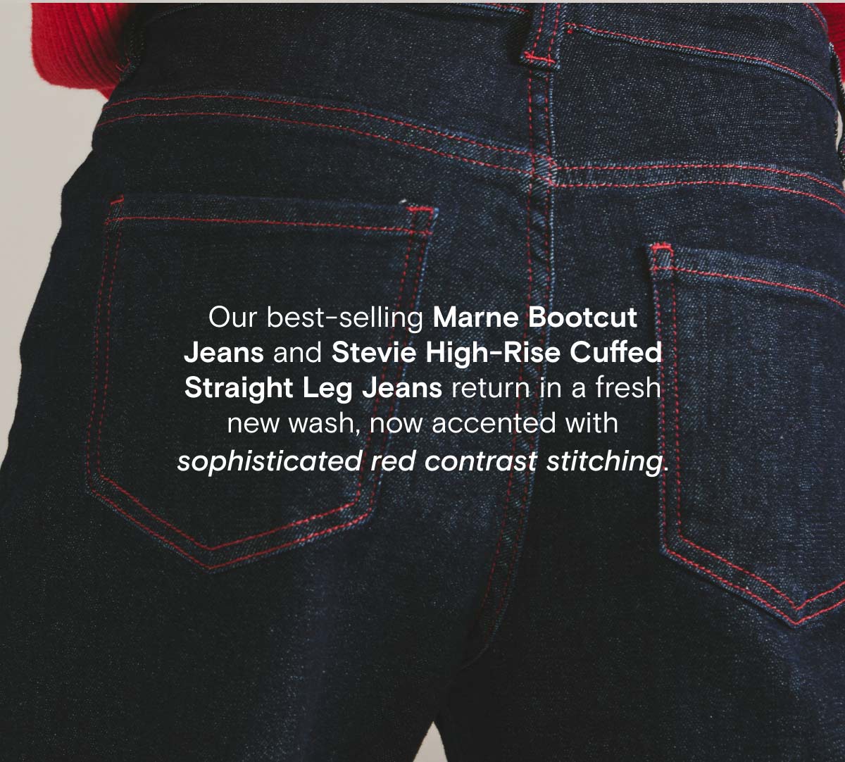 Marne Bootcut Jeans and Stevie High Rise Cuffed Straight Leg