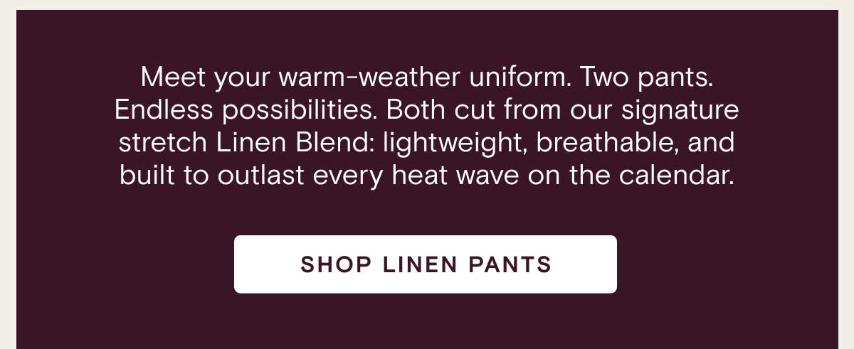 Shop Linen Blend Pants